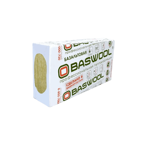 Утеплитель Басвул BASWOOL Фасад 140, 0,216 м3 (600х1200х50мм)